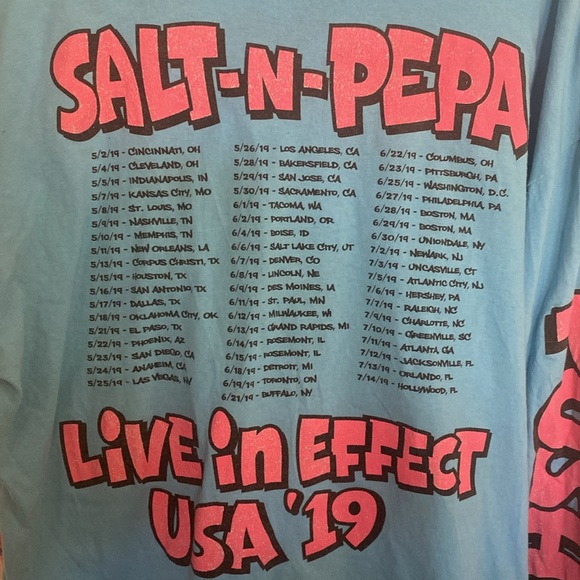 Salt-N-Pepa Live in Effect 2019 Tour Long Sleeve, XL - Picture 7 of 9